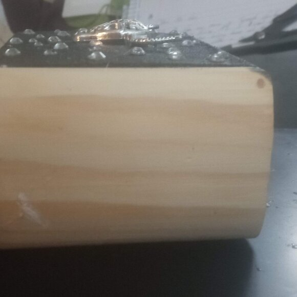 Handmade Bull Ox Black Trinket Jewelry Box - Picture 5 of 8